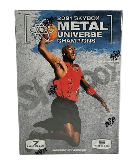 2021 upper deck skybox metal universe champions 5-pack blaster box|metal universe champions checklist.